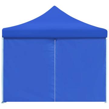 Folding Pop-up Party Tent 3x9 m Blue with 8 Sidewalls