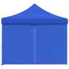 Folding Pop-up Party Tent 3x9 m Blue with 8 Sidewalls