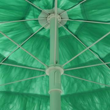 Hawaii Beach Umbrella Green 240 cm - UV Protective & Adjustable