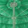 Hawaii Beach Umbrella Green 240 cm - UV Protective & Adjustable