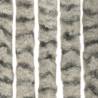 Insect Curtain Light & Dark Grey 100x220 cm | Chenille Design