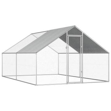 Outdoor Chicken Cage 2.75x4m | Durable Galvanised Steel