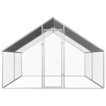 Outdoor Chicken Cage 2.75x4m | Durable Galvanised Steel