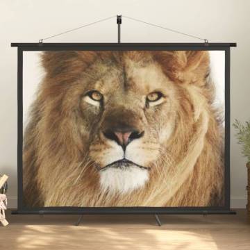 84" Projection Screen - Perfect for Home, Classroom & Office