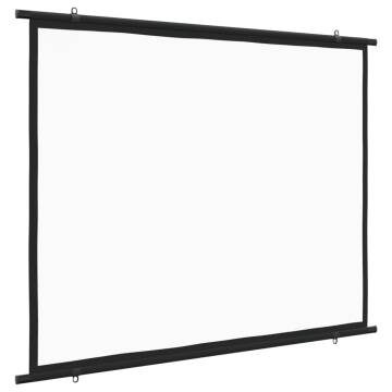 84" Projection Screen - Perfect for Home, Classroom & Office