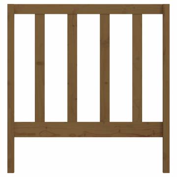 Stylish Honey Brown Bed Headboard - 95x4x100 cm Solid Pine