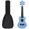 Soprano Ukulele Set with Bag for Kids Baby Blue 23" Colour blue Size 23" 