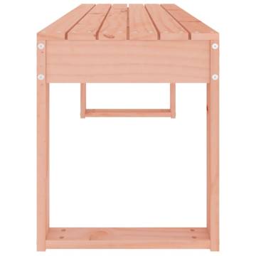 Garden Bench 110x38x45 cm | Durable Solid Wood Douglas