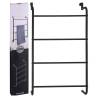 Bathroom Solutions Black Hanging Door Towel Rack | Stylish & Durable