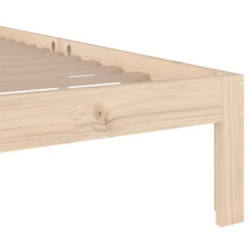 Solid Wood Bed Frame 90x200 cm | Modern & Sturdy Design