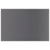 High Gloss Grey Bookshelf Boards - 8 pcs | HipoMarket