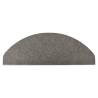 Self-Adhesive Stair Mats - 10 pcs Grey 65x22.5 cm