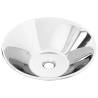 Ceramic Silver Wash Basin 42x14 cm - Chic Bathroom Accessory