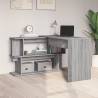 Corner Desk Grey Sonoma - Stylish & Functional (200x50x76 cm)