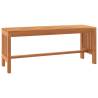 Garden Bench 110 cm Solid Wood Eucalyptus - Stylish Outdoor Seating