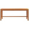 Garden Bench 110 cm Solid Wood Eucalyptus - Stylish Outdoor Seating