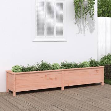 Garden Raised Bed 199.5x40x39 cm - Solid Wood Douglas