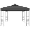 Gazebo with LED String Lights 3x4m Anthracite - Hipomarket