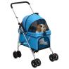 Folding Dog Stroller Blue - Comfortable & Portable | Hipo Market