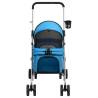 Folding Dog Stroller Blue - Comfortable & Portable | Hipo Market