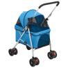 Folding Dog Stroller Blue - Comfortable & Portable | Hipo Market