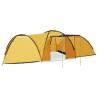 Camping Igloo Tent 650x240x190 cm 8 Person Yellow Colour yellow Number of 1 Number of Doors Number of Rooms 