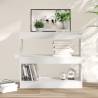 Book Cabinet/Room Divider High Gloss White 80x30x72 cm Colour high gloss white Quantity in Package 1 