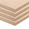 4 pcs MDF Sheets Square 60x60 cm 25 mm Size 60 x 60 cm (4 pcs) 