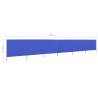 6-Panel Wind Screen Fabric 800x80 cm - Azure Blue | HipoMarket