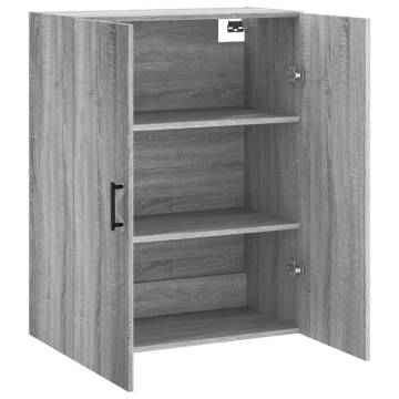 Wall Mounted Cabinet Grey Sonoma - Stylish Storage Solution