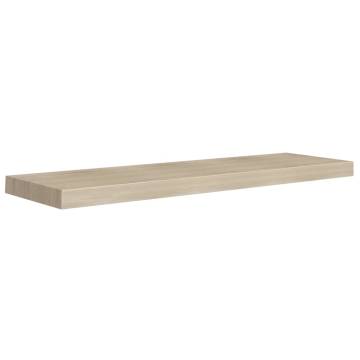 Floating Wall Shelves Set | Oak MDF | Easy Installation - HipoMarket