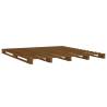 Pallet Bed Honey Brown 120x200 cm - Solid Wood Pine