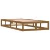 Honey Brown Solid Wood Bed Frame 100x200 cm | Hipo Market