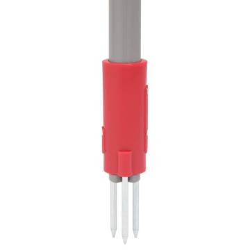 Weed Remover Red & Grey - Durable Steel Tool | Hipomarket