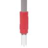 Weed Remover Red & Grey - Durable Steel Tool | Hipomarket