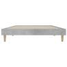 Concrete Grey Bed Frame 100x200 cm - Durable Engineered Wood