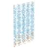 EISL Shower Curtain - Blue-Orange Mosaic 200x180 cm