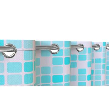 EISL Shower Curtain - Blue-Orange Mosaic 200x180 cm