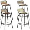 Bar Chairs 4 pcs Solid Reclaimed Wood Size 44 x 44 x 84 cm Quantity in Package 4 Material solid reclaimed wood 