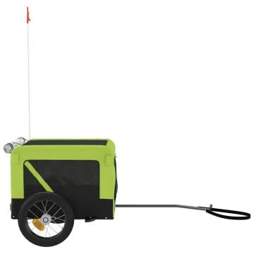 Pet Bike Trailer - Green & Black Oxford Fabric | Hipo Market