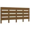 Honey Brown Solid Wood Pine Headboard 200x80 cm | HIPO Market