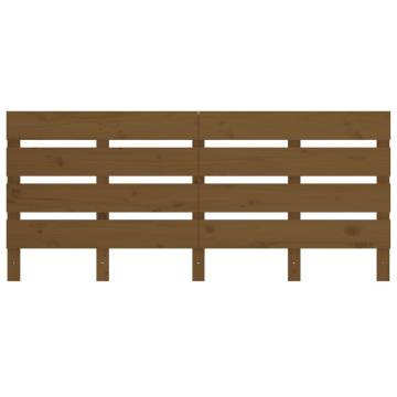 Honey Brown Solid Wood Pine Headboard 200x80 cm | HIPO Market