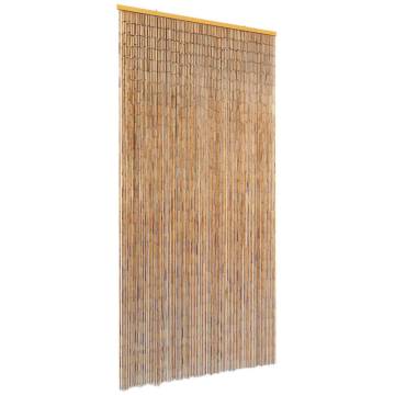 Insect Door Curtain Bamboo 90x220 cm - Keep Out Bugs & Decorate