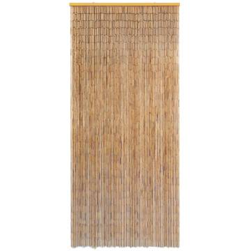 Insect Door Curtain Bamboo 90x220 cm - Keep Out Bugs & Decorate