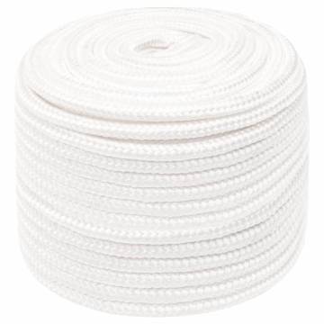 Boat Rope Full White 12 mm 250 m - Durable Polypropylene