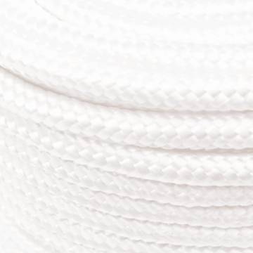 Boat Rope Full White 12 mm 250 m - Durable Polypropylene