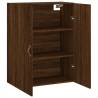 Wall Mounted Cabinet Brown Oak - Stylish Storage Solution