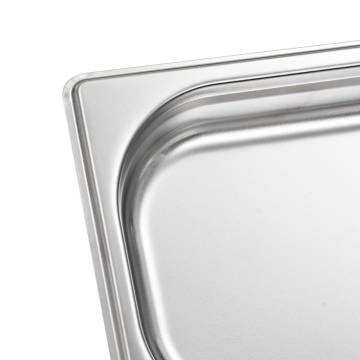 Gastronorm Containers 12 pcs GN 1/4 - Stainless Steel | HipoMarket