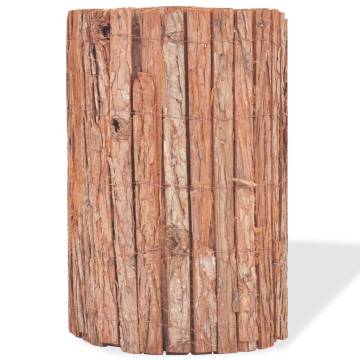 Bark Fence 1000x50 cm | Natural Garden Barrier