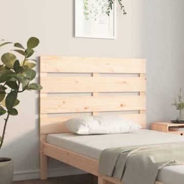 Stylish Solid Pine Headboard 90x3x80 cm | Hipomarket